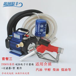 電動抽油泵12v24v220v汽油柴油加油泵車載防爆輸油泵手提式抽油機,一品好特惠